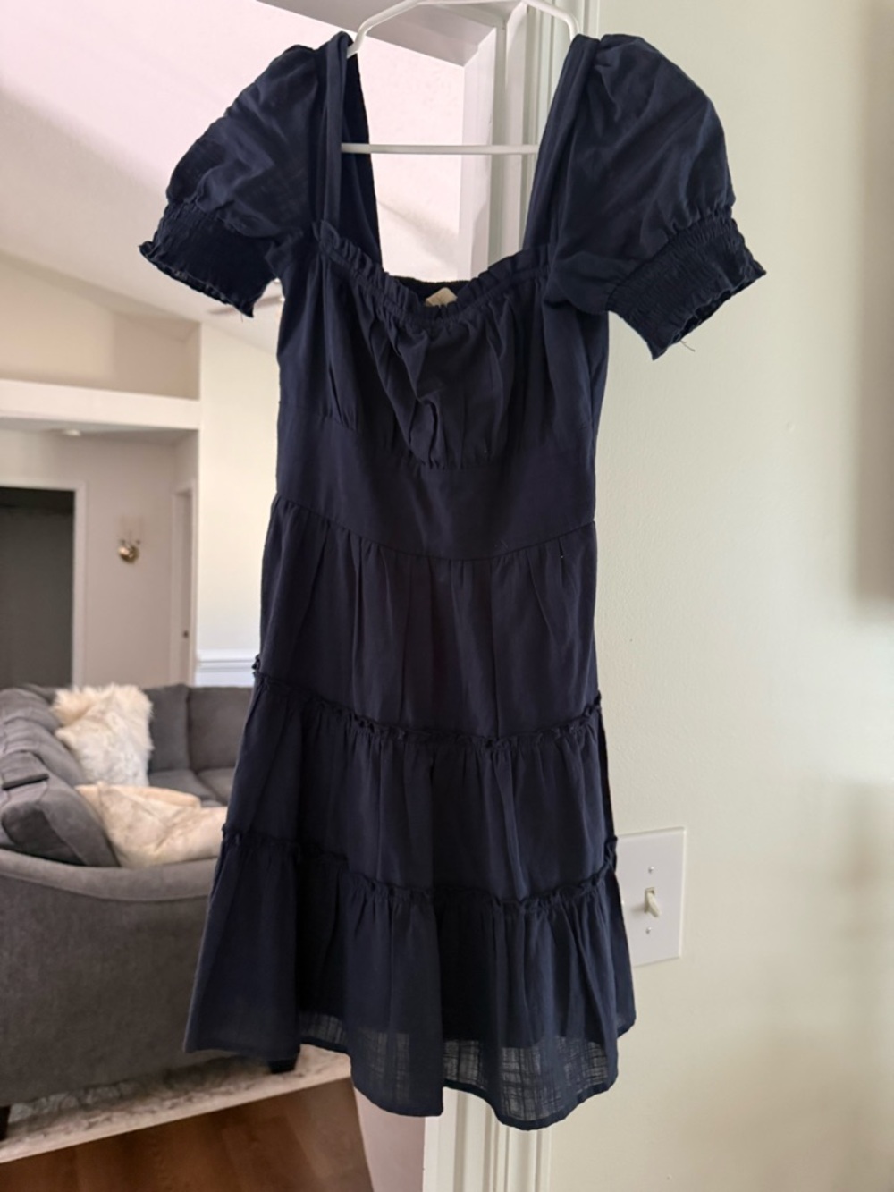 Altars state short ruffled dress